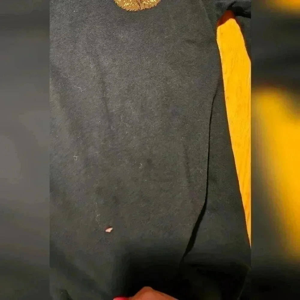 RARE SMOKEY THE BEAR Licensed Long Sleeve T Shirt Size Med. Navy - Picture 4 of 7